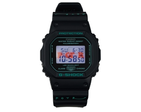 G-SHOCK×POTR（DW-5600UE-1JF）の正面