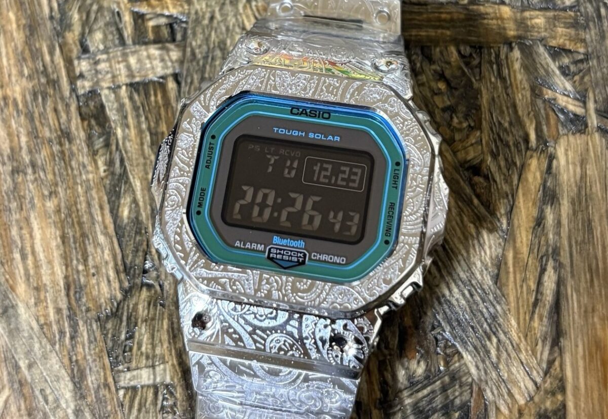 G-SHOCKをフルメタルカスタムする方法を紹介